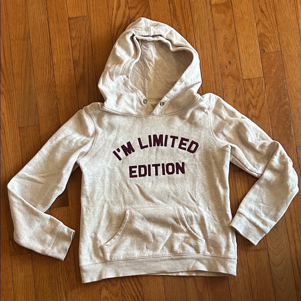 Kids H&M Cream Hoodie Sweatshirt Limited Edition 10-12